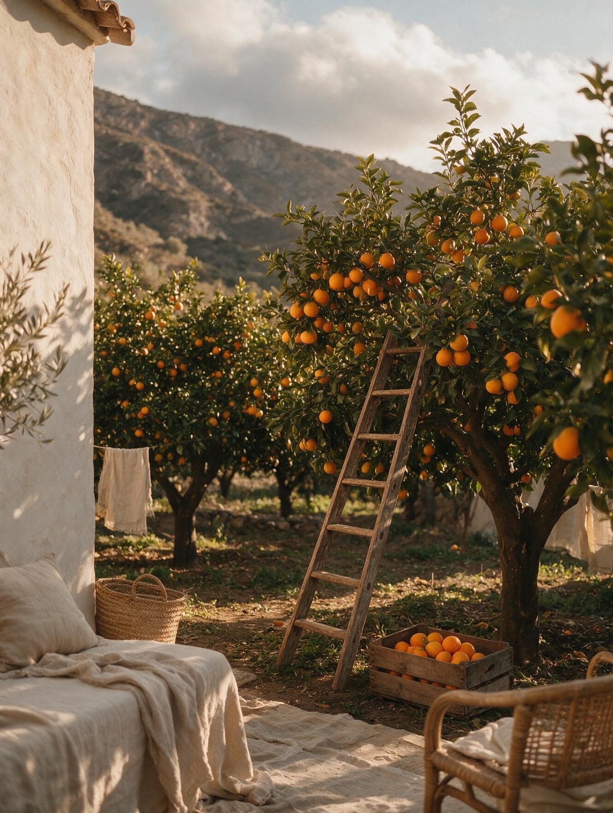 Orangenhain im Tal von Sóller